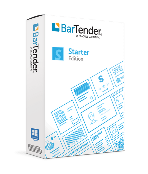 Bartender Starter Edition Barcode Label Application Software License + 1 Printer | BTS-1 Review